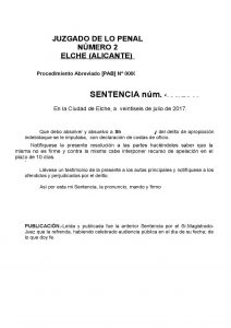 sentencia sharron