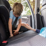 Children in cars in Spain