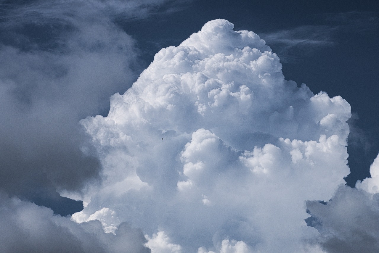 clouds, storm, rain