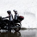 Children on motorbikes