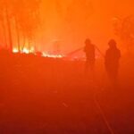 Forest fires in Spain