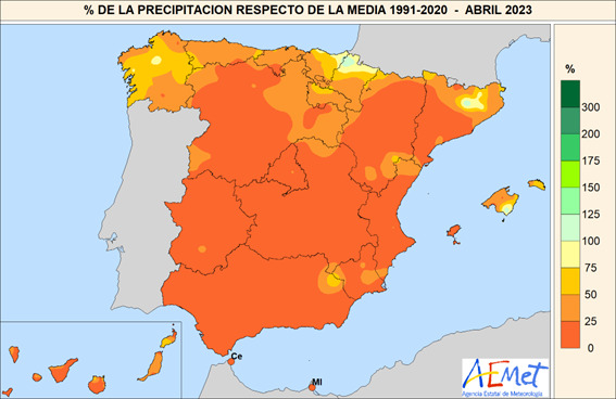 The weather in Spain