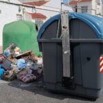 Rubbish on the street in Spain