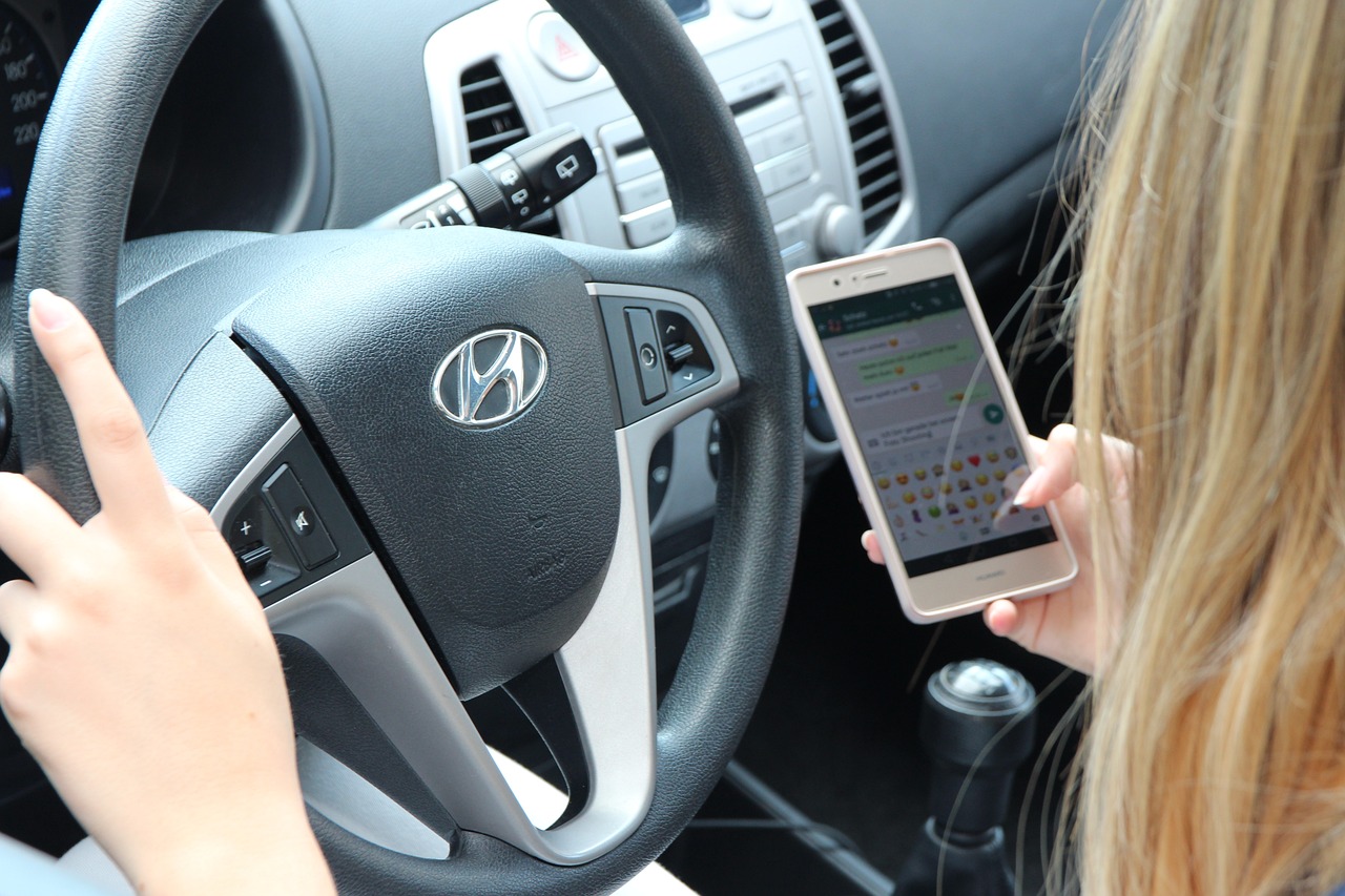 Touching a mobile phone when driving is illegal