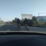 Overtaking cyclists