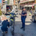 Local Police deal with electric scooters