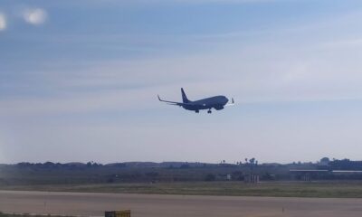 Landing at Alicante airport