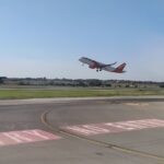Plane taking off
