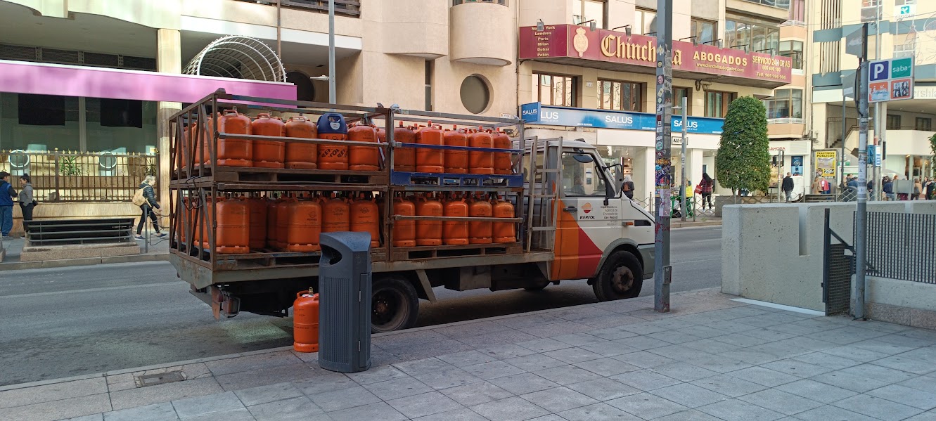 Gas prices in Spain