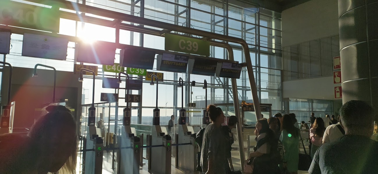 Flight to Spain