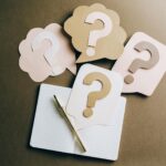 Question Marks on Craft Paper