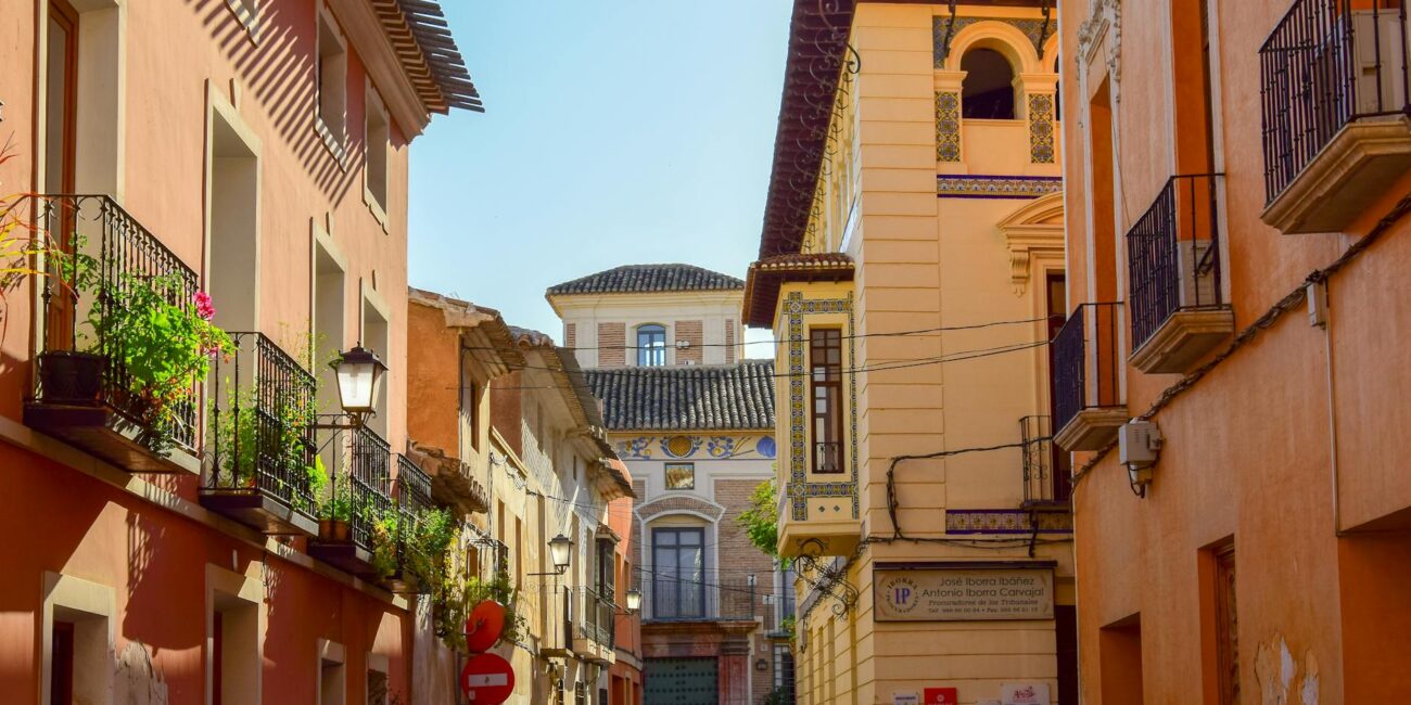 brown buildings with balconies