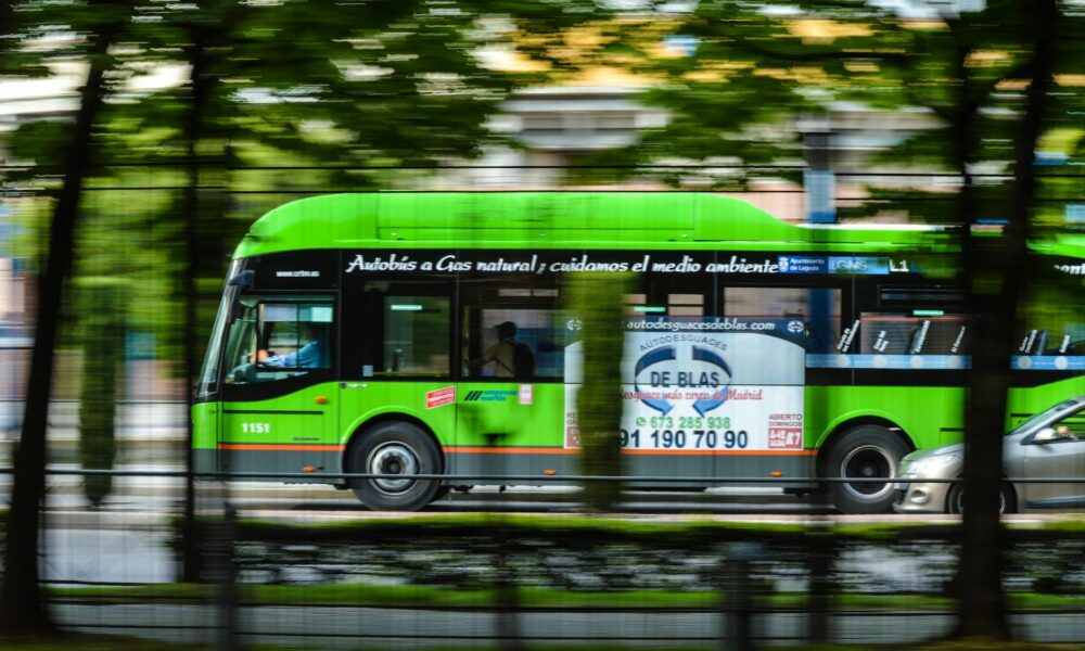 green bus