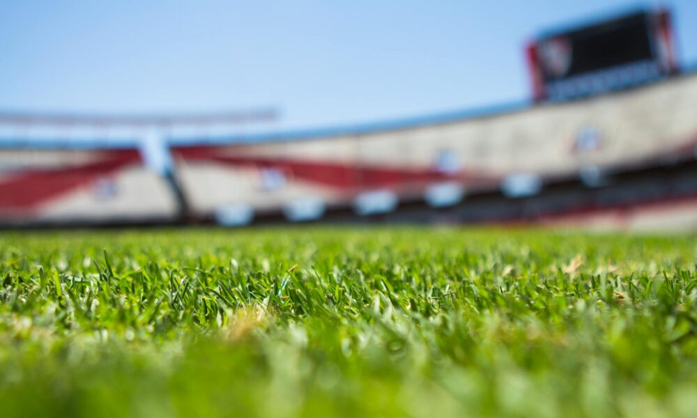 green grass across beige red open sports stadium during daytime