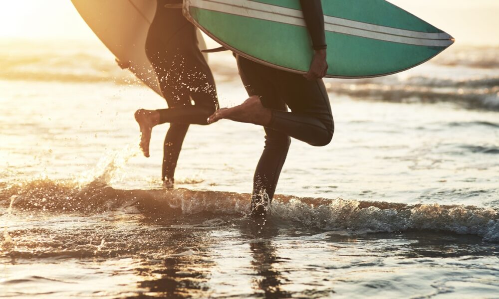 We find freedom in the raging waters.