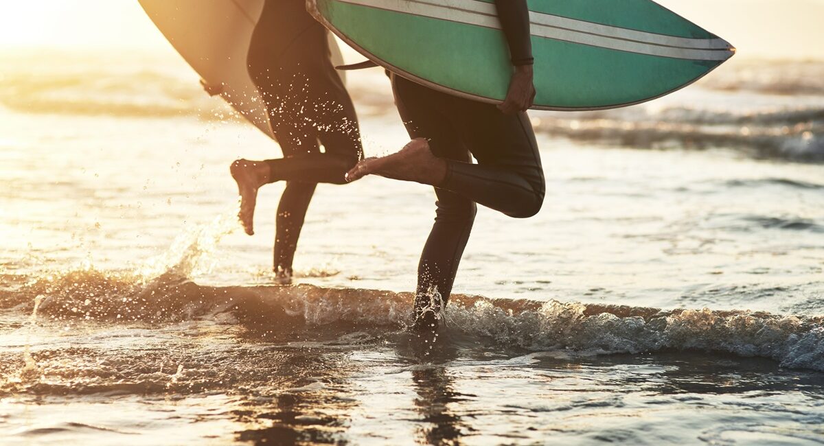 We find freedom in the raging waters.